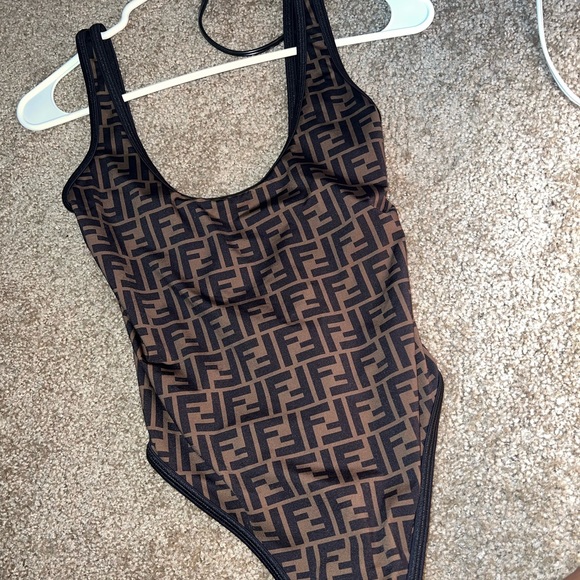 Fendi Swimsuit. Can wear as Regular body suit. Comes with Bag and Dustbag - Picture 2 of 3